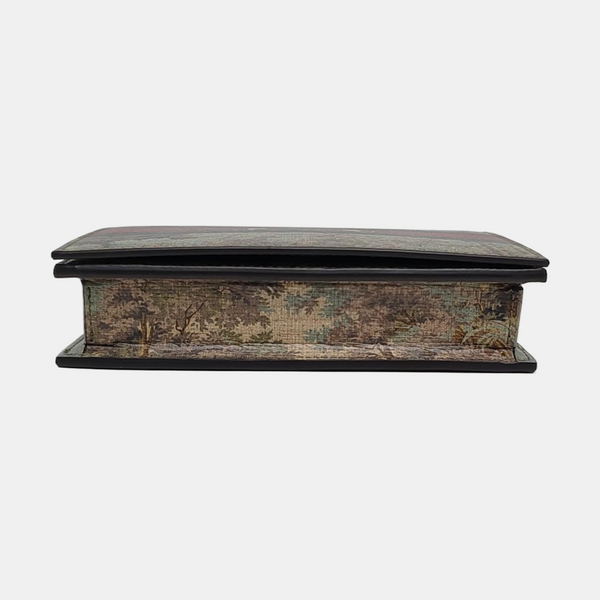 Monogram Leather Clutch Multicolor