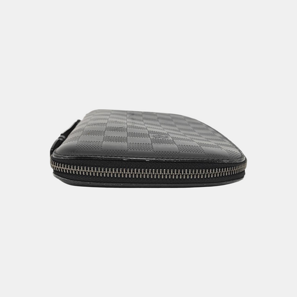 ATOLL Damier Graphite Calfskin Black