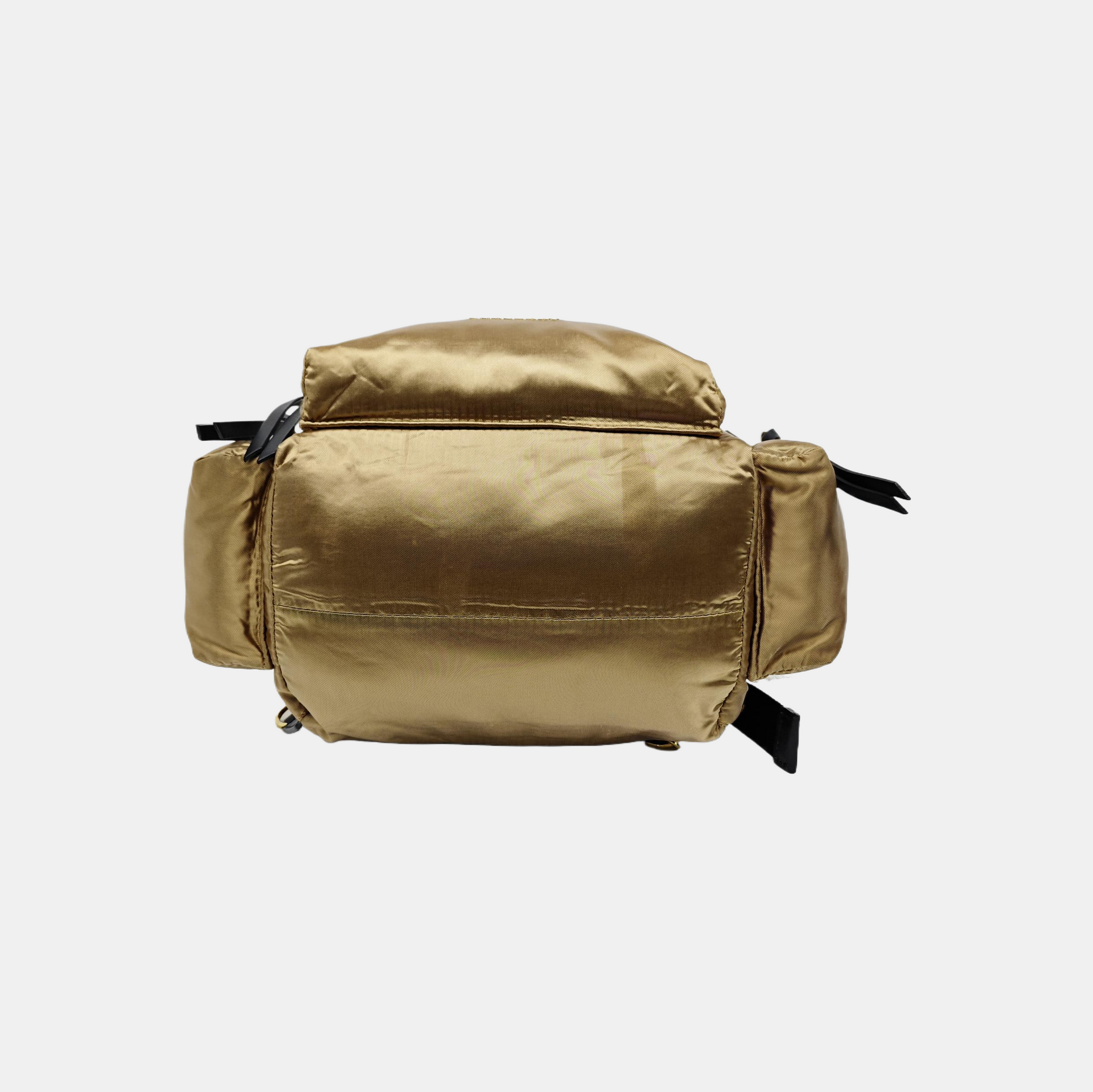 The Rucksack Medium Nylon Gold