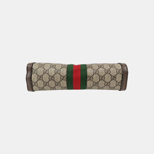 Ophidia Small Monogram Coated Canvas Beige