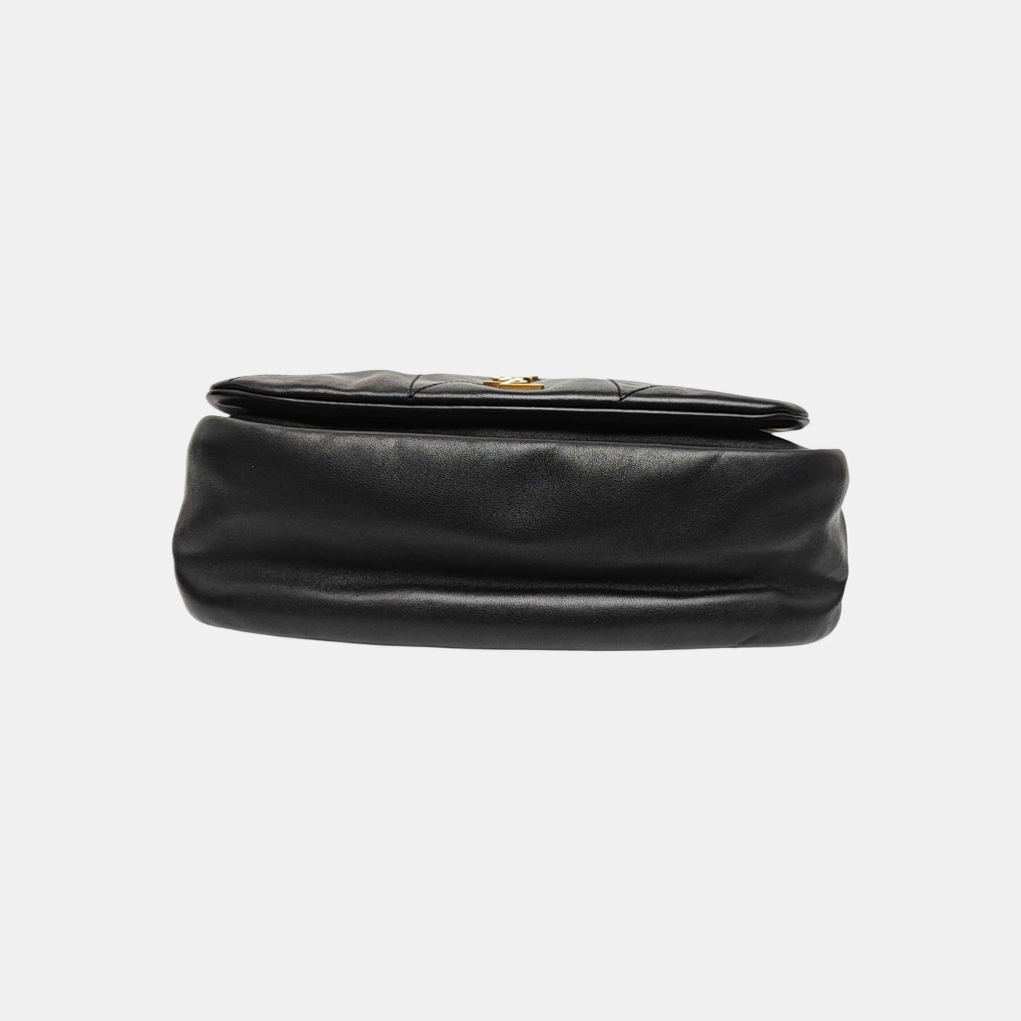 JAMIE Small Quilted Lambskin Black