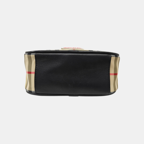 Nylon Shoulder Bag Beige