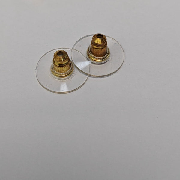 CC Logo Metal Gold Earrings