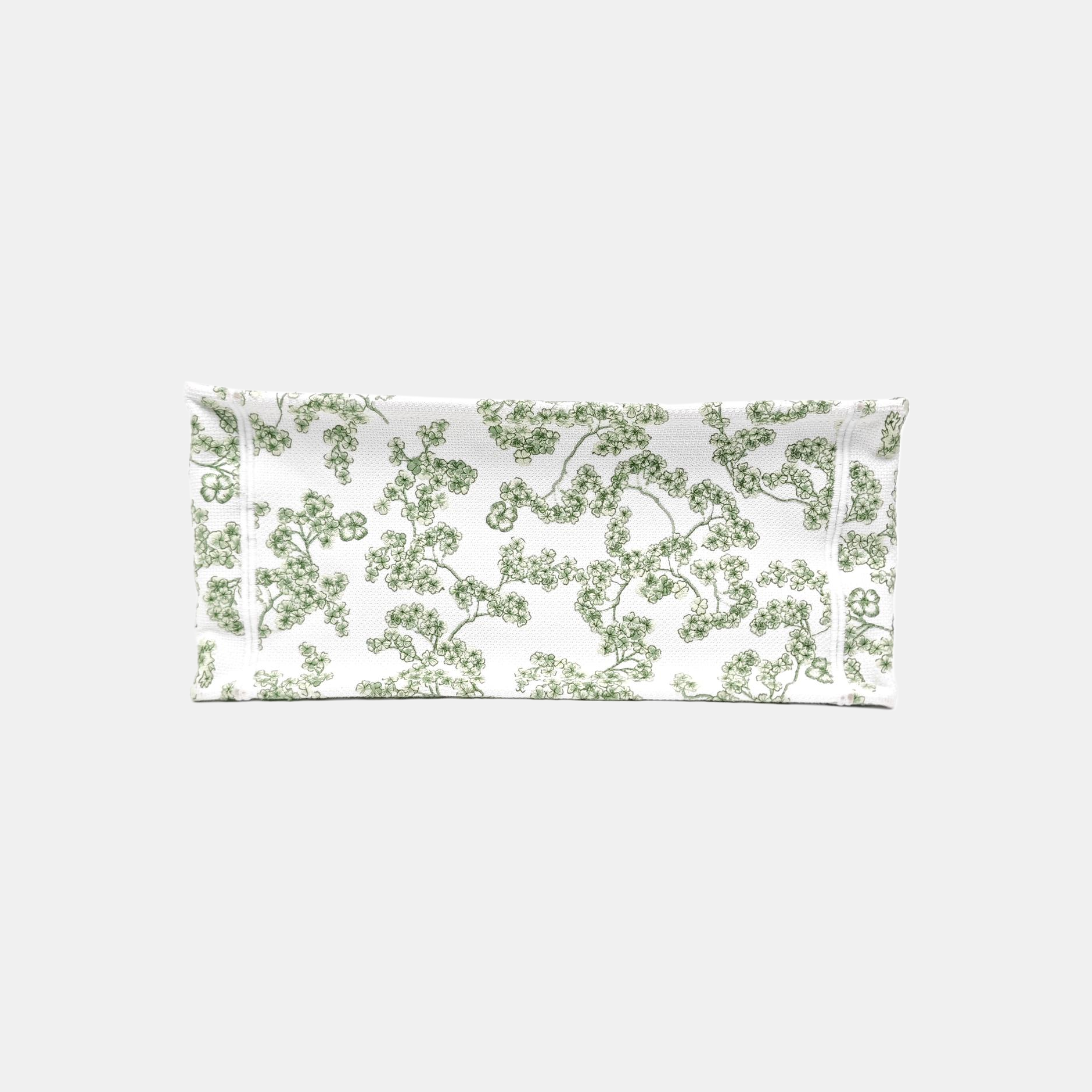 Book Tote Medium Fabric Green
