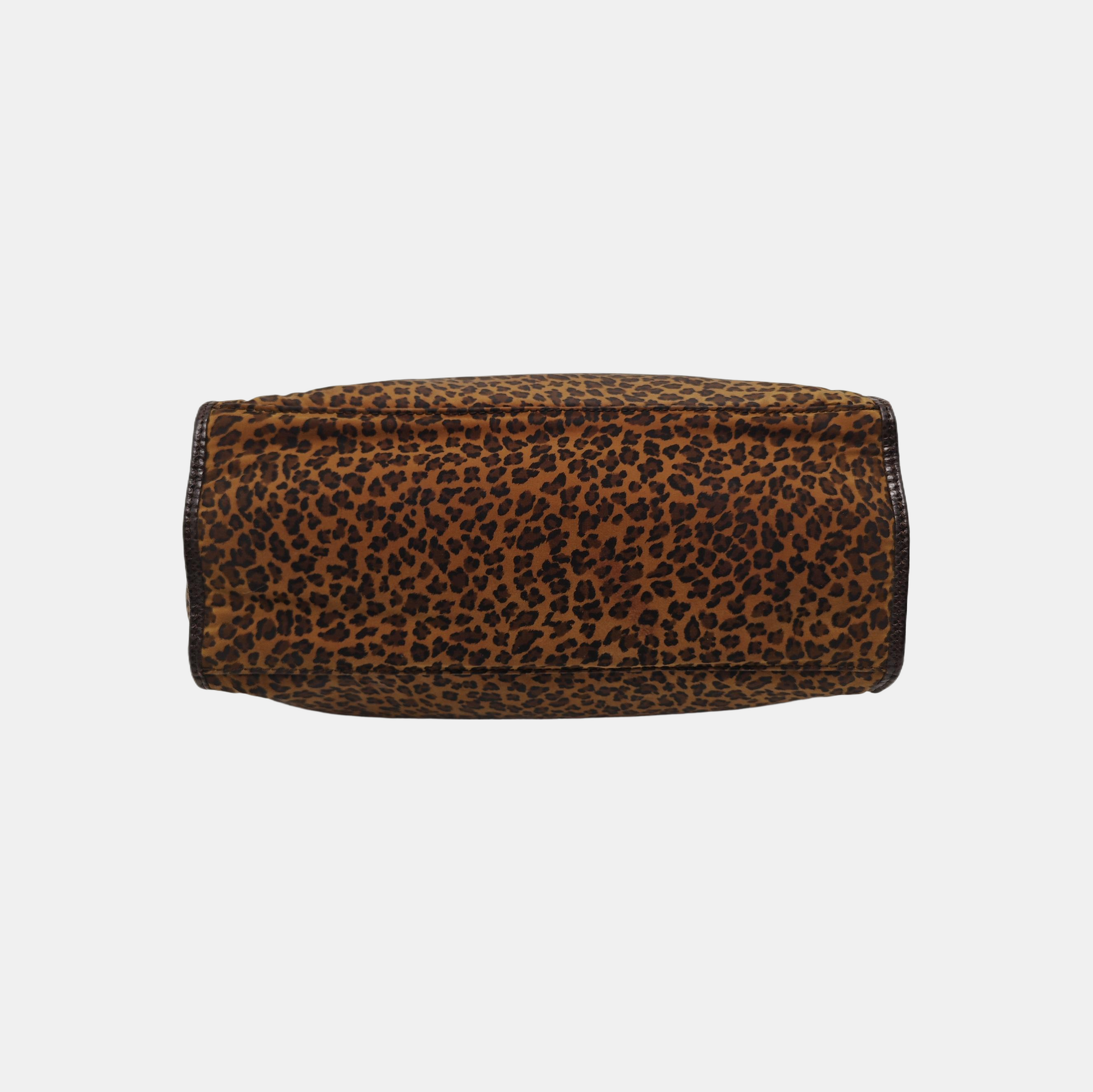 Fabric Tote Bag Brown