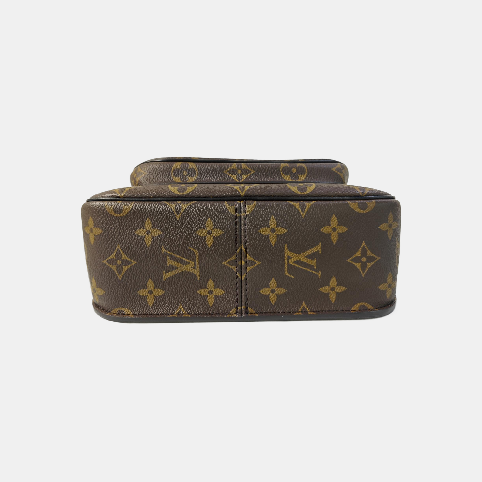 PASSY Monogram Coated Canvas Brown