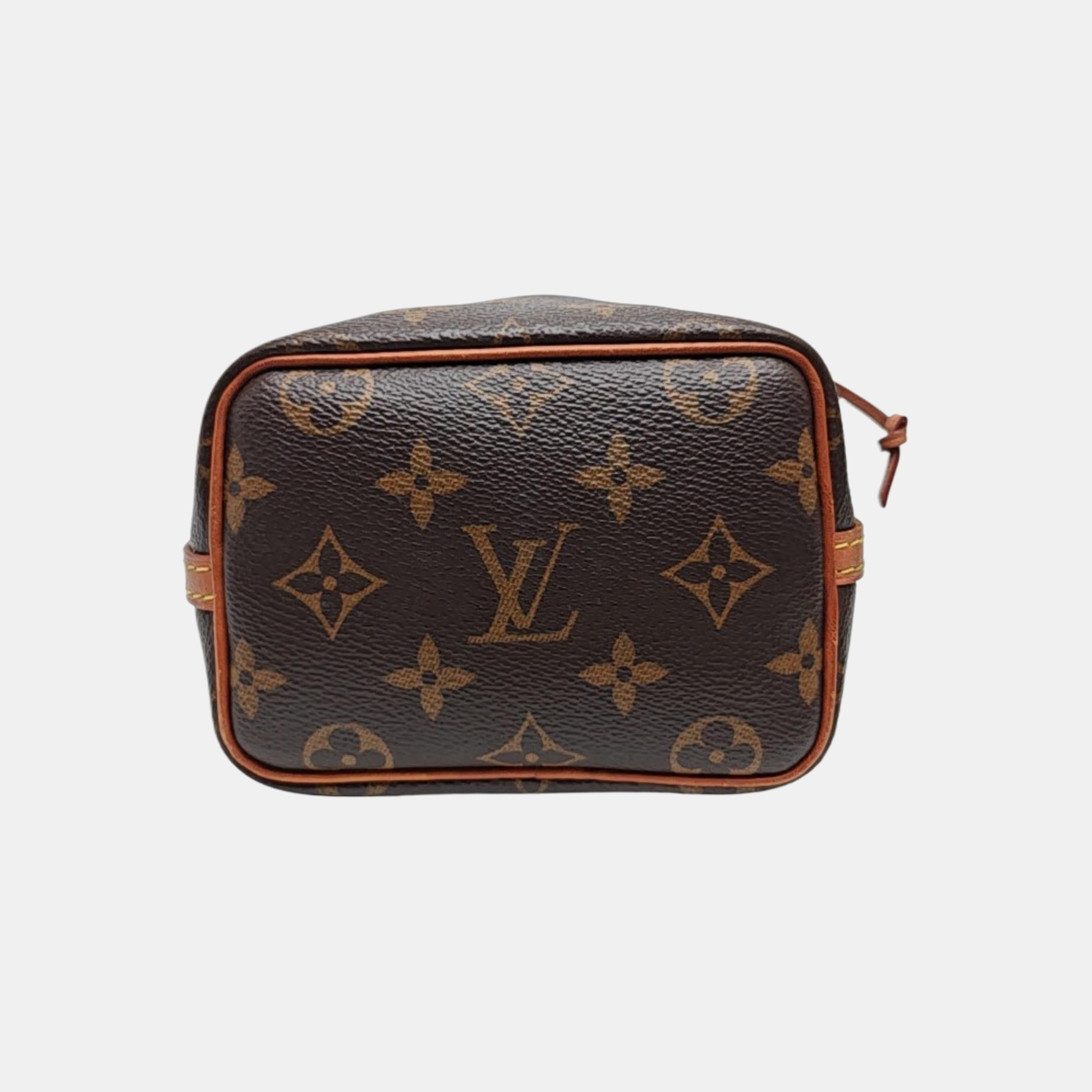 NÉONOÉ Nano Monogram Coated Canvas Brown