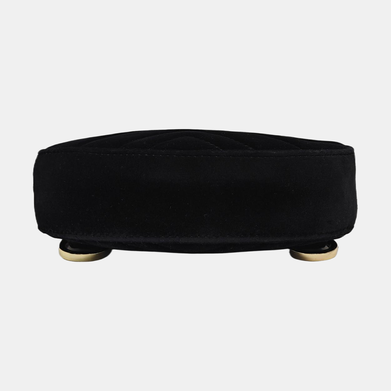 Authenticated pre-owned  GG Marmont Quilted Velvet Black - Belt Bag at Looply