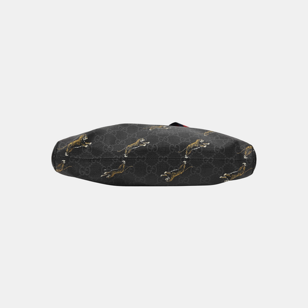 GG Supreme Monogram Coated Canvas Black