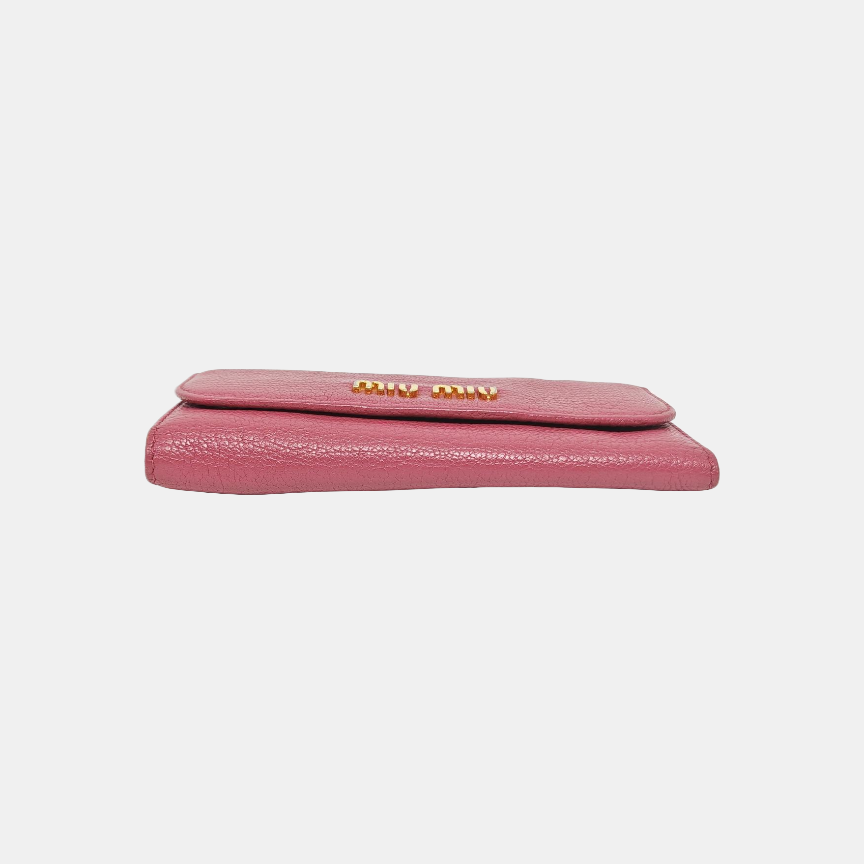 Leather Wallet Beige