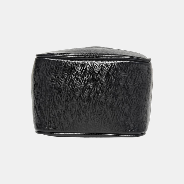 80'S VANITY Quilted Calfskin Black