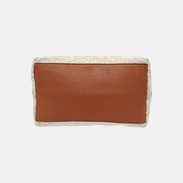 Anagram Small Monogram Canvas Beige