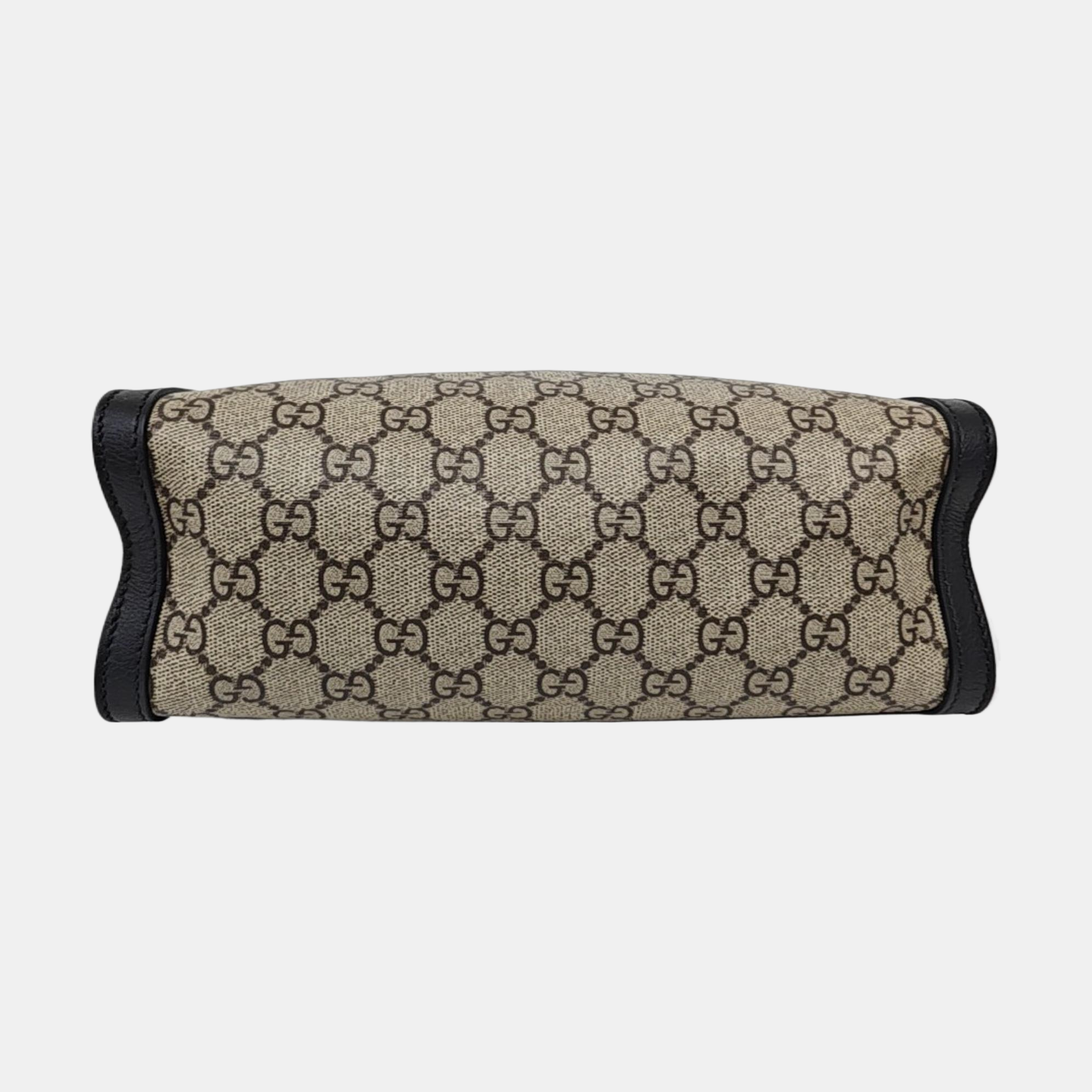Padlock Small Monogram Coated Canvas Beige