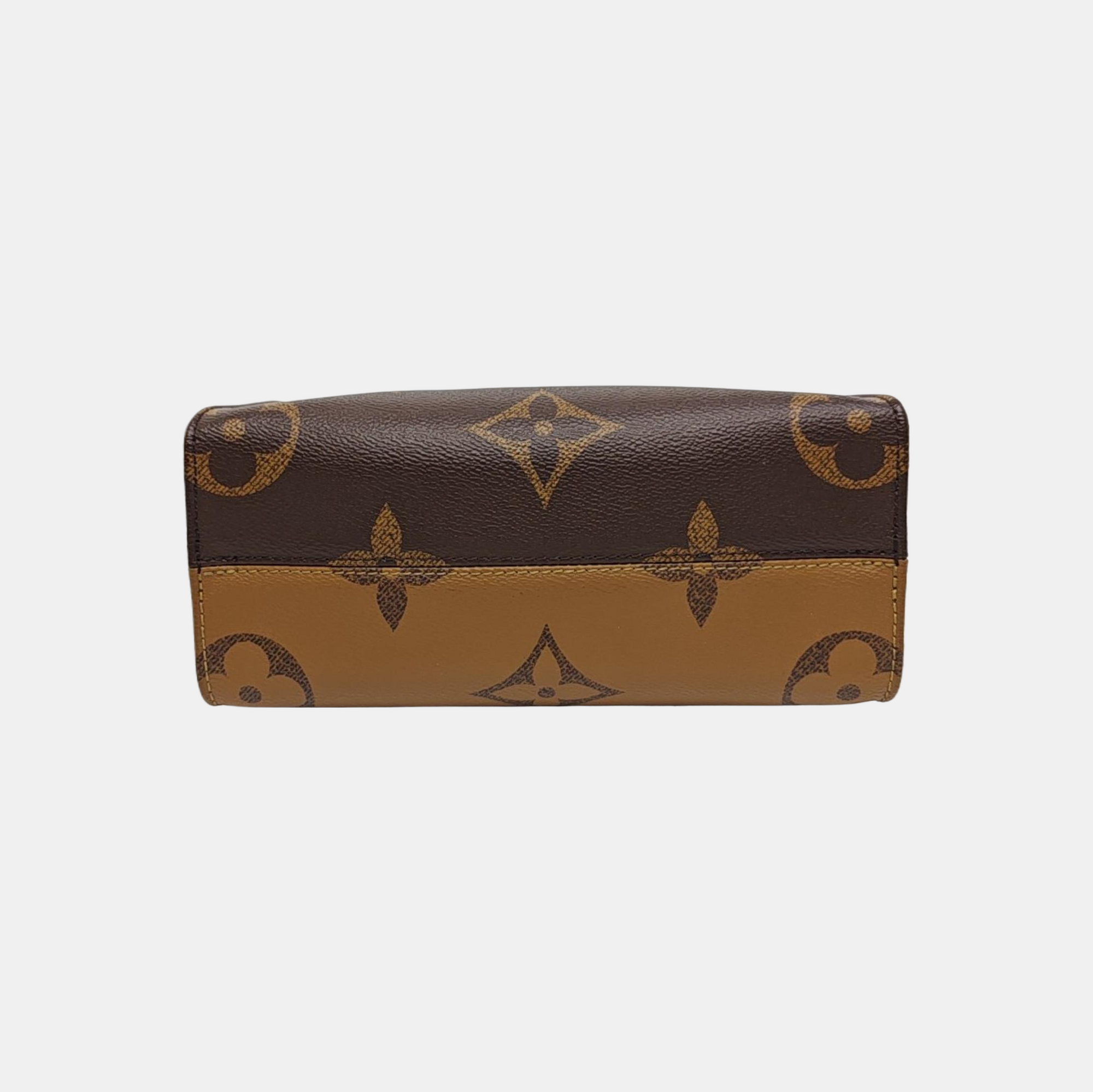 ONTHEGO PM Monogram Coated Canvas Brown