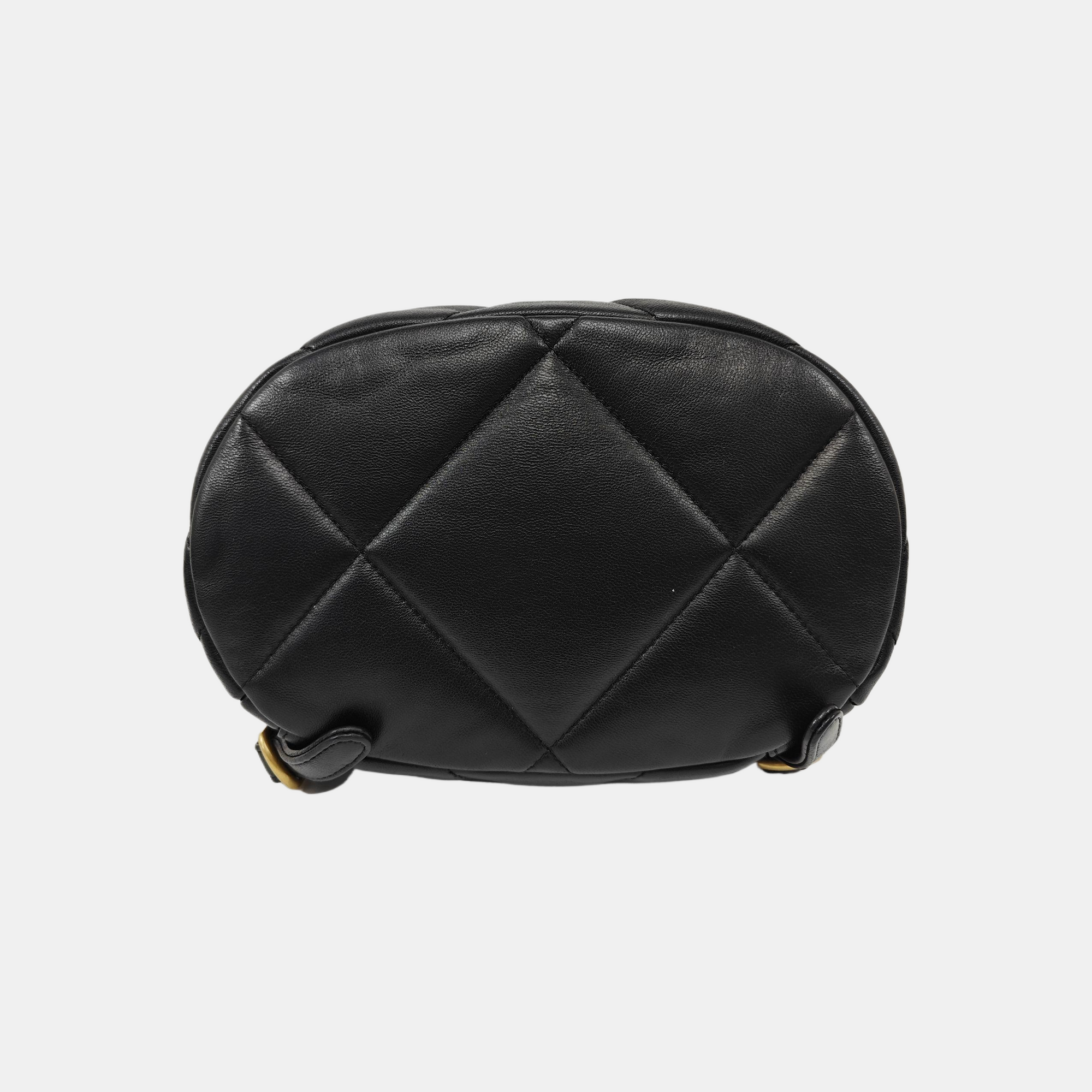 CHANEL 19 Mini Quilted Lambskin Black