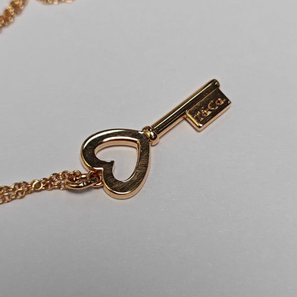 Tiffany Keys 18k Rose Gold Necklace