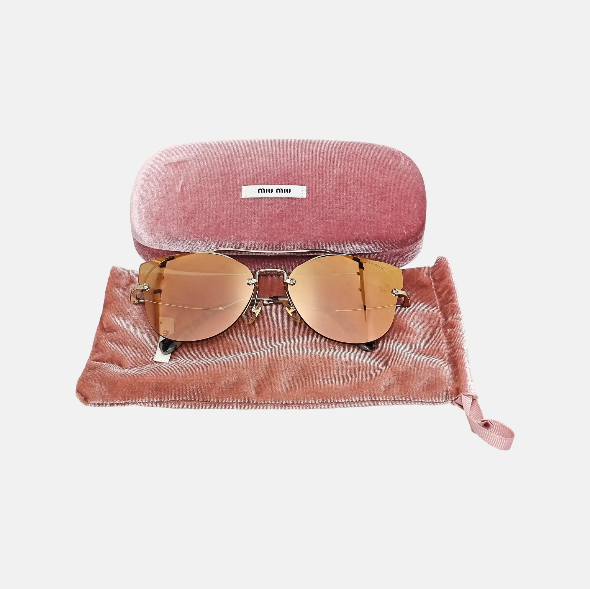Synthetic Sunglasses Brown