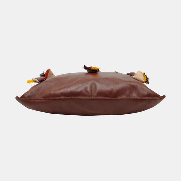 Lambskin Tote Bag Brown