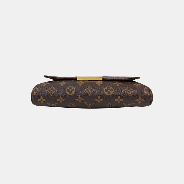 FAVORITE MM Monogram Coated Canvas Brown