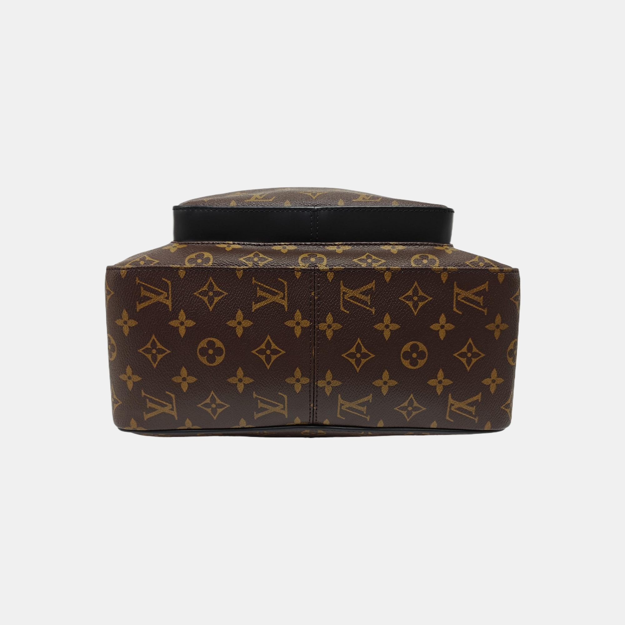 JOSH Monogram Coated Canvas Brown