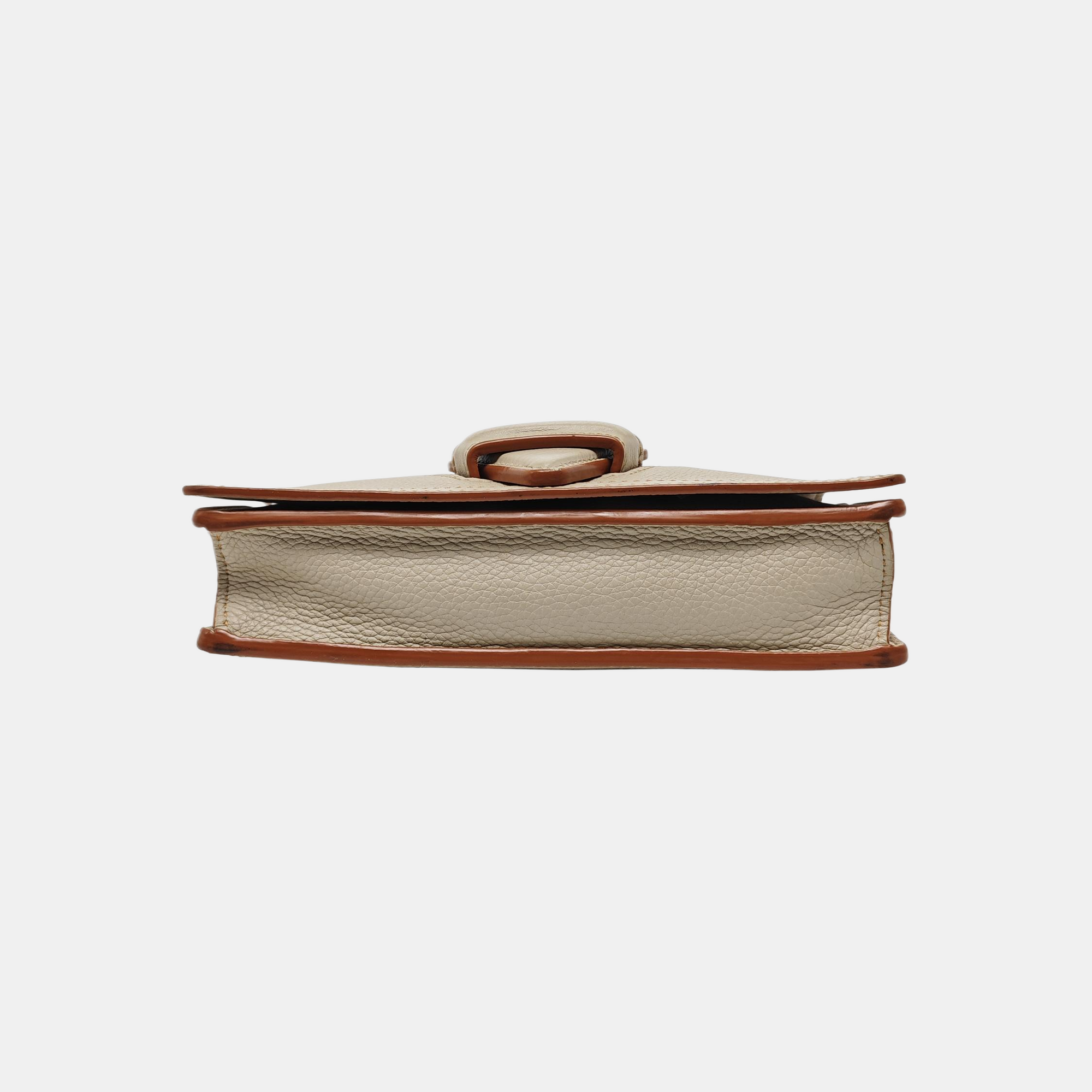 Authenticated pre-owned  Barcelona Mini Calfskin Beige - Shoulder Bag at Looply