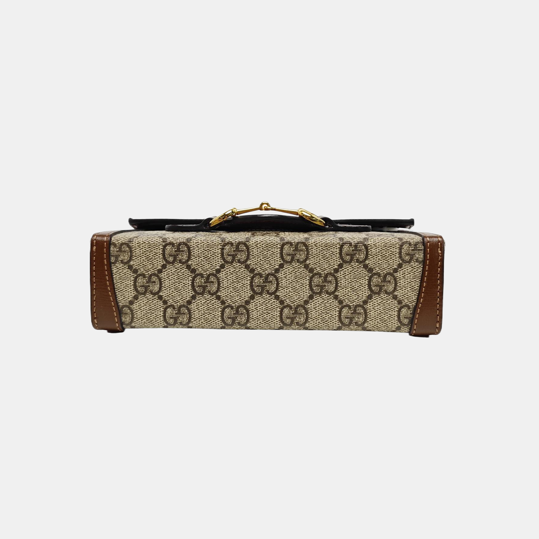 Horsebit 1955 Mini Monogram Coated Canvas Beige