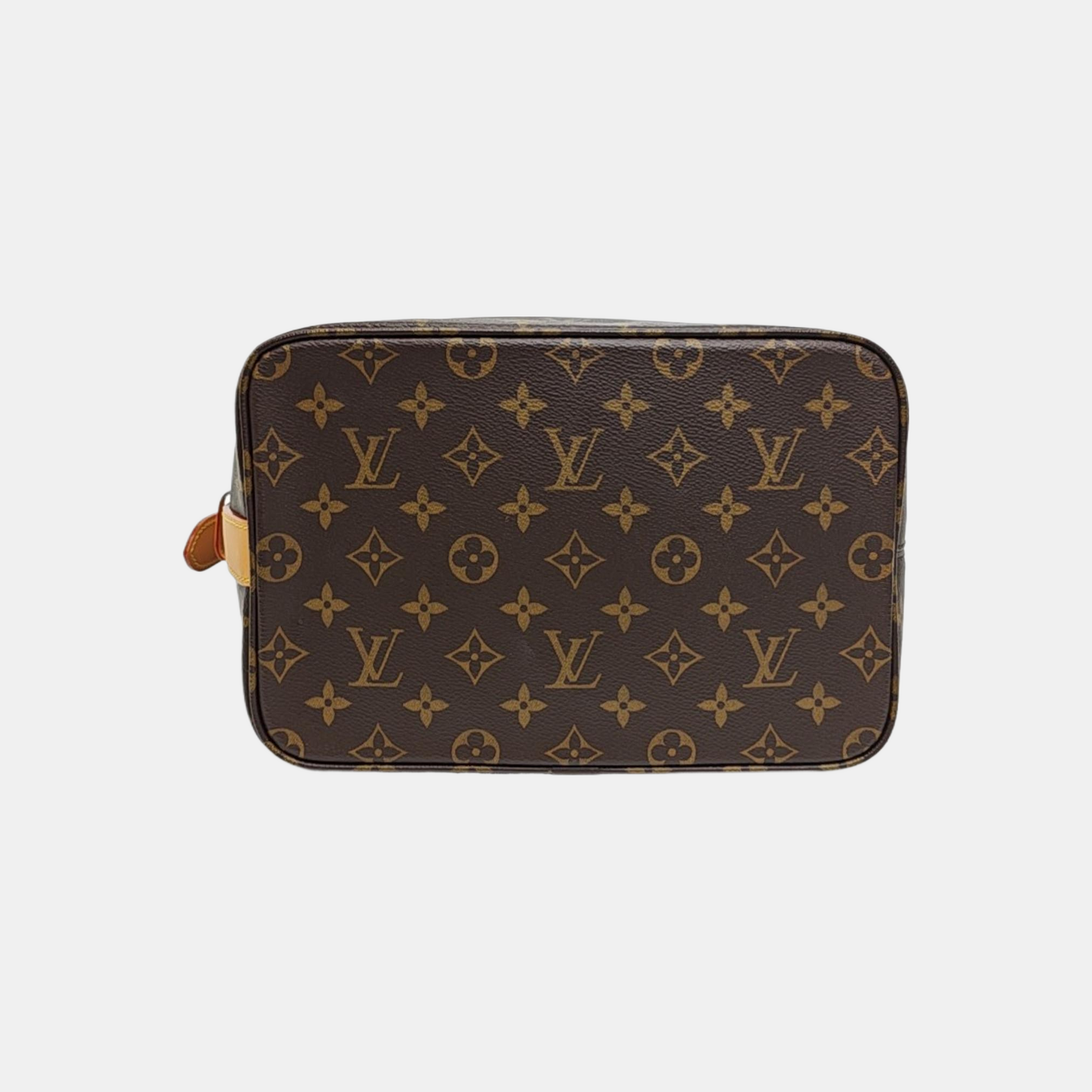 ALL IN GM Monogram Coated Canvas Brown