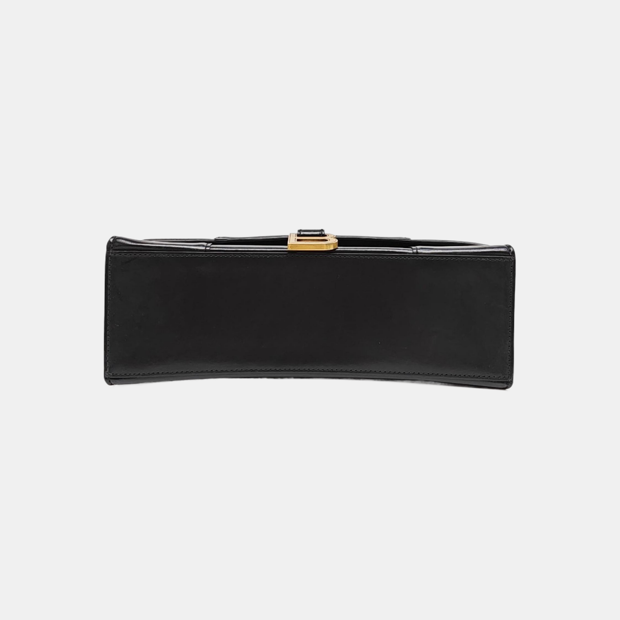 Hourglass Small Calfskin Black