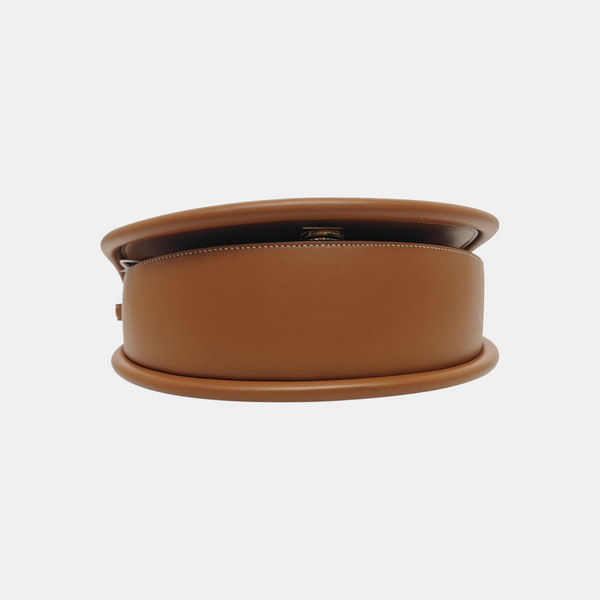 Calfskin Shoulder Bag Brown