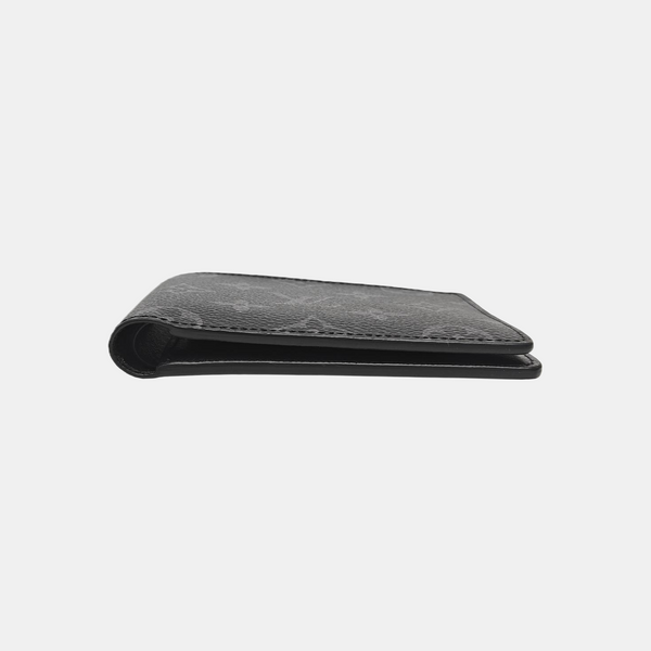 SLENDER Monogram Coated Canvas Black Wallet