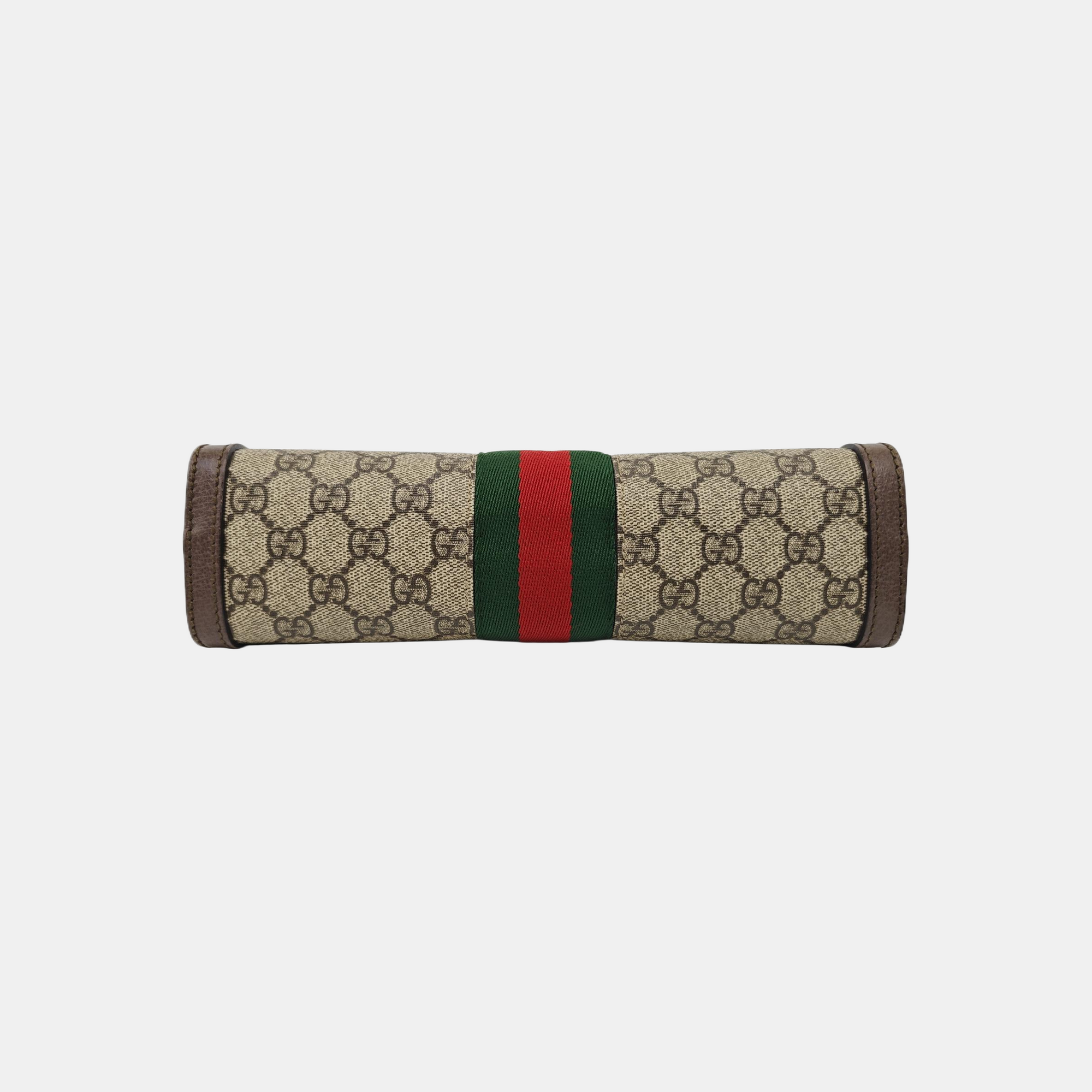 Ophidia Small Monogram Coated Canvas Beige