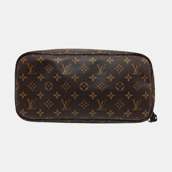 NEVERFULL MM Monogram Coated Canvas Brown