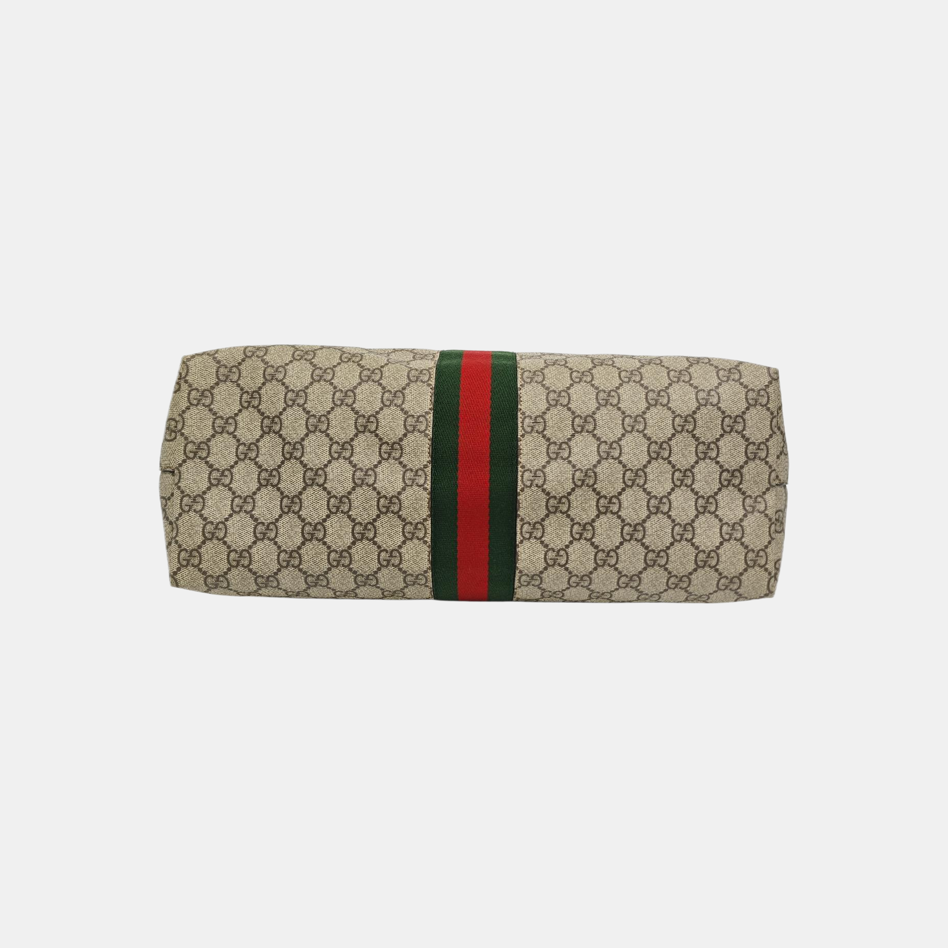 Ophidia Medium Monogram Coated Canvas Beige