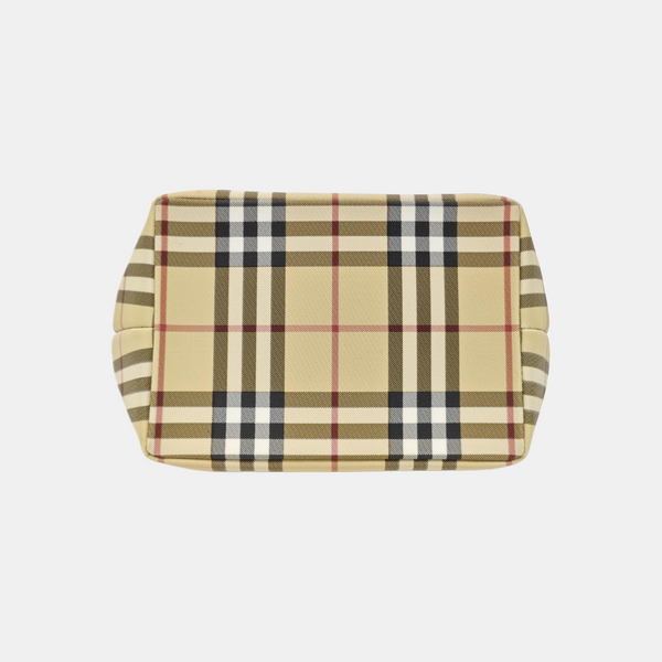 Coated Canvas Top Handle Bag Multicolor
