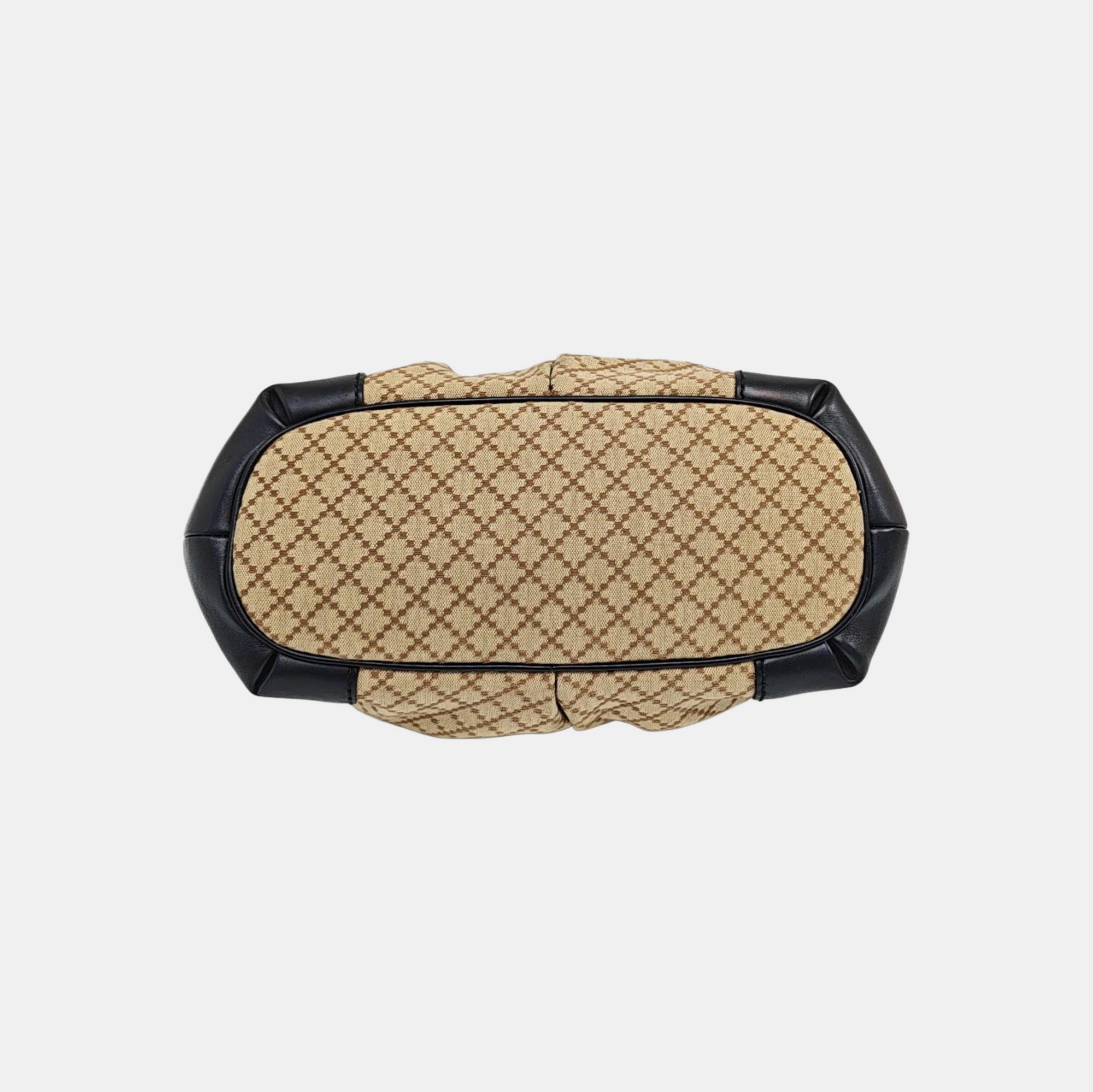 Sukey Monogram Canvas Beige