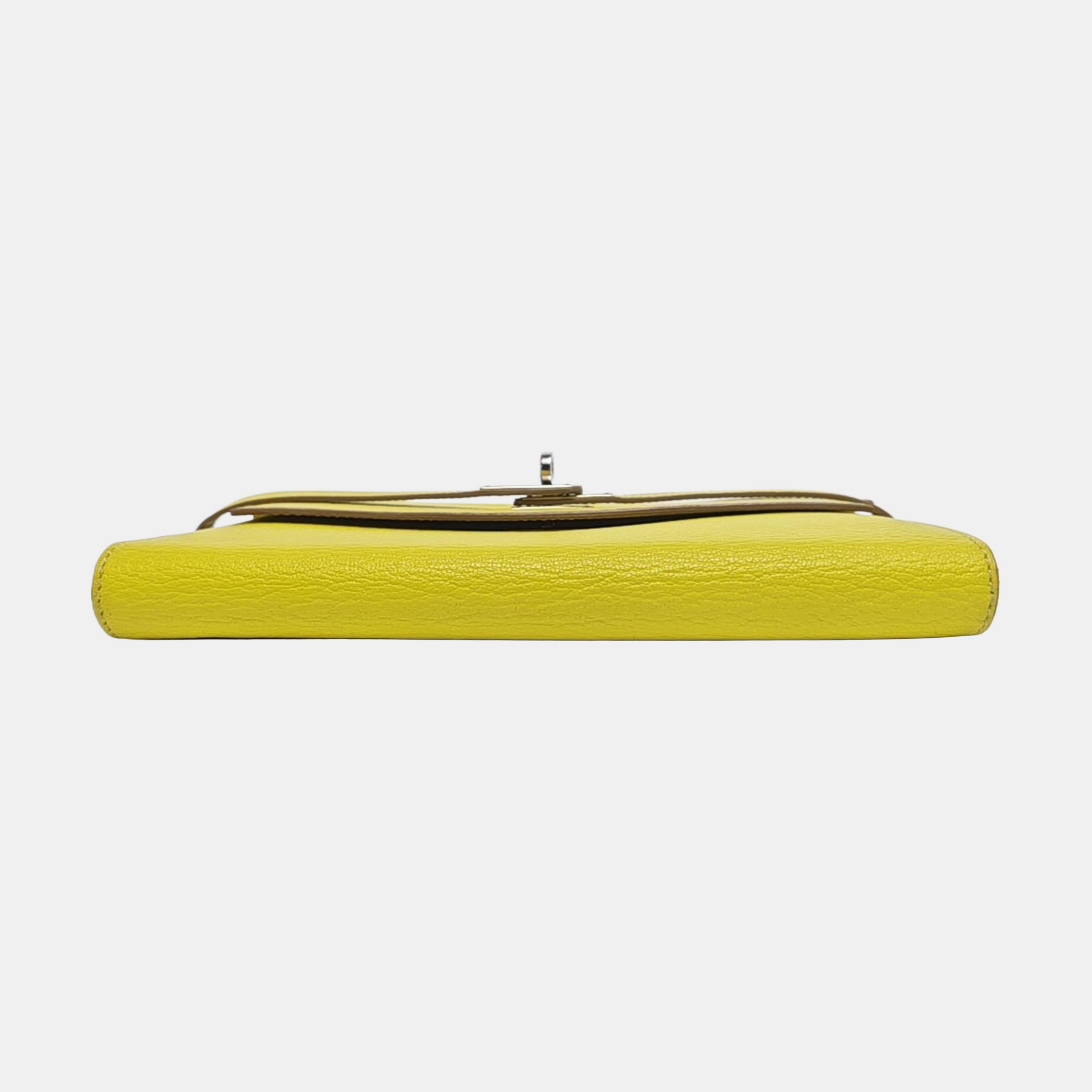 Kelly 19 Chèvre Mysore Yellow Wallet