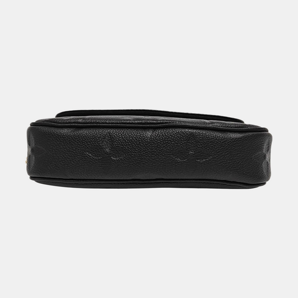 IVY Monogram Calfskin Black