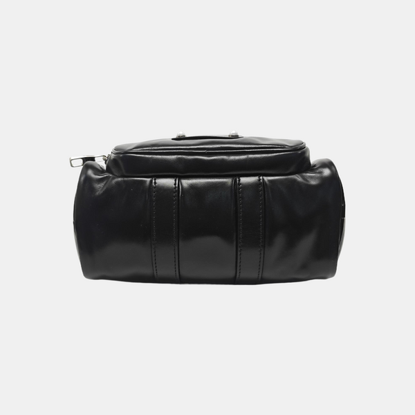 Calfskin Shoulder Bag 25 Black