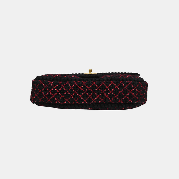 Fabric Shoulder Bag Black