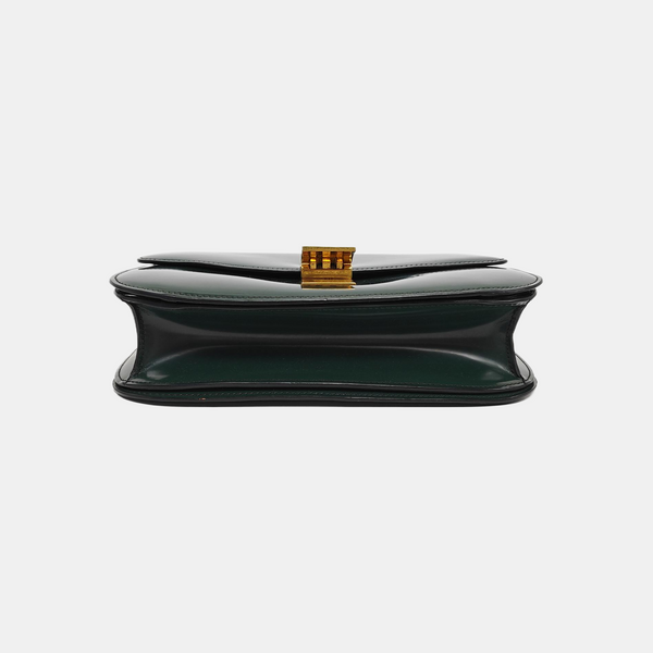 CLASSIC BOX Piel de ternera mediana Verde