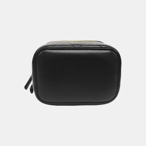 VANITY CASE Mini Quilted Lambskin Black