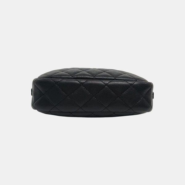 Quilted Grained Calfskin Black