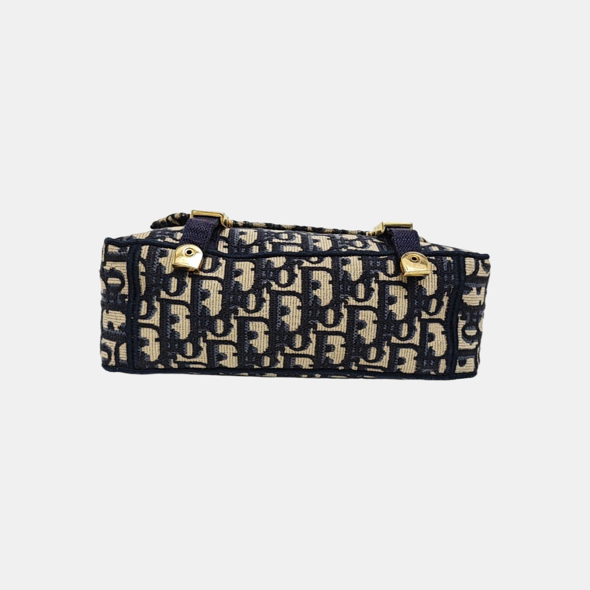 Diorcamp Small Oblique Canvas Blue