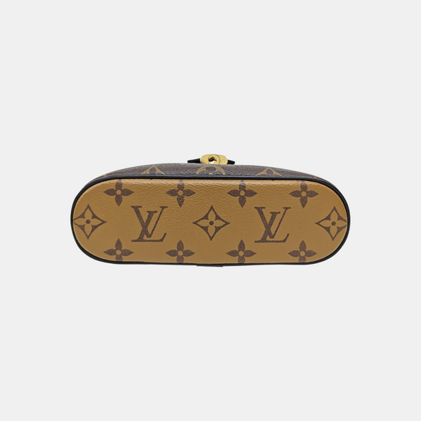 Vanity Chain Pouch Monogram Coated Canvas Brown