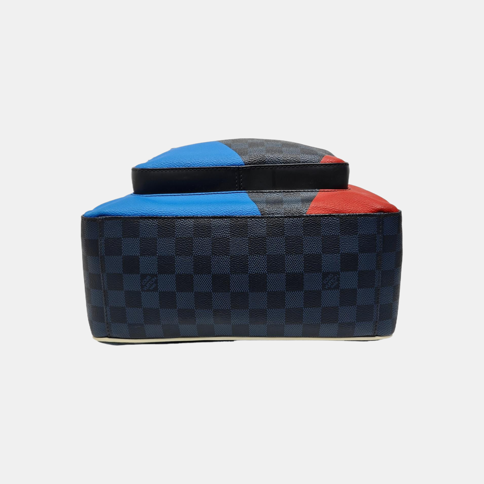JOSH Damier Graphite Coated Canvas Black