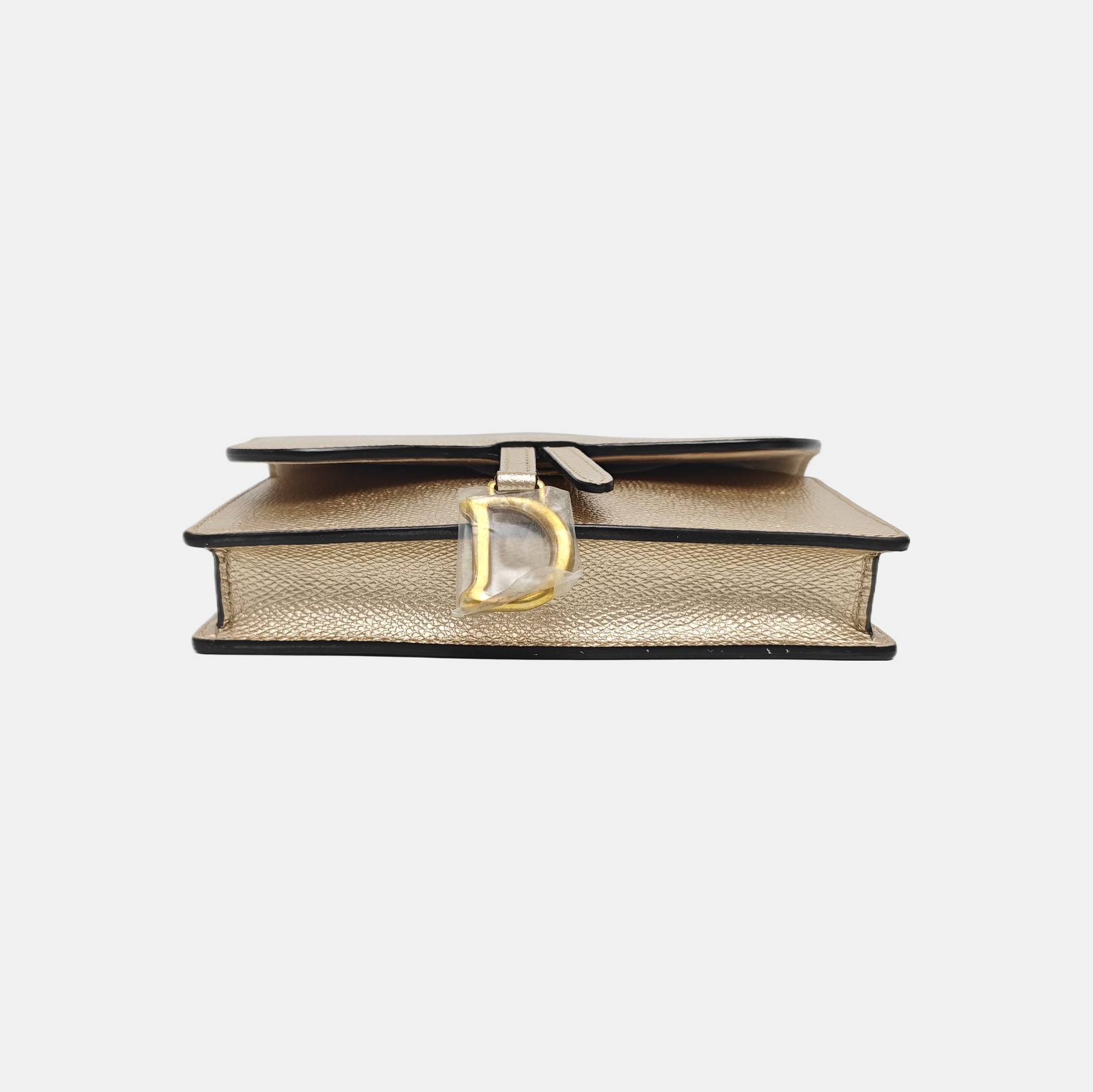 Saddle Mini Calfskin Beige