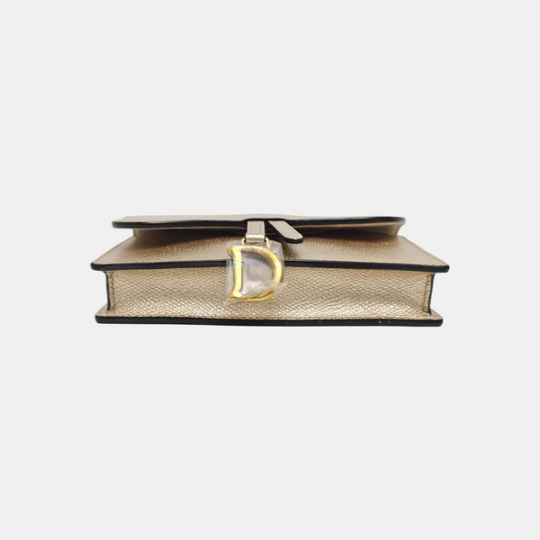 Saddle Mini Calfskin Beige