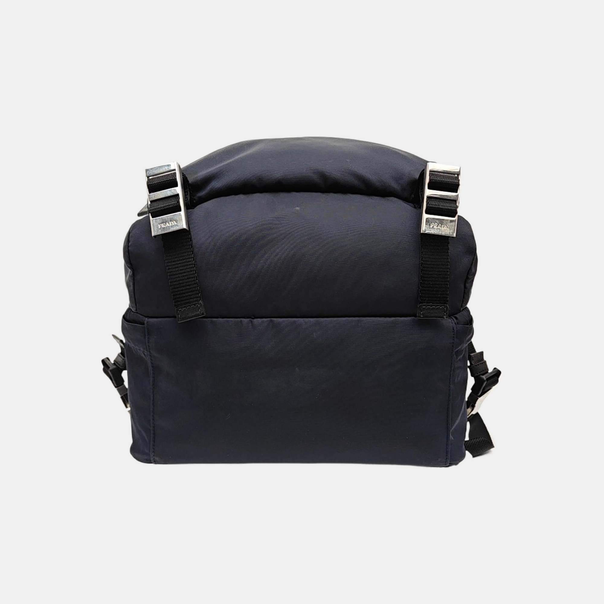 Nylon Backpack Blue