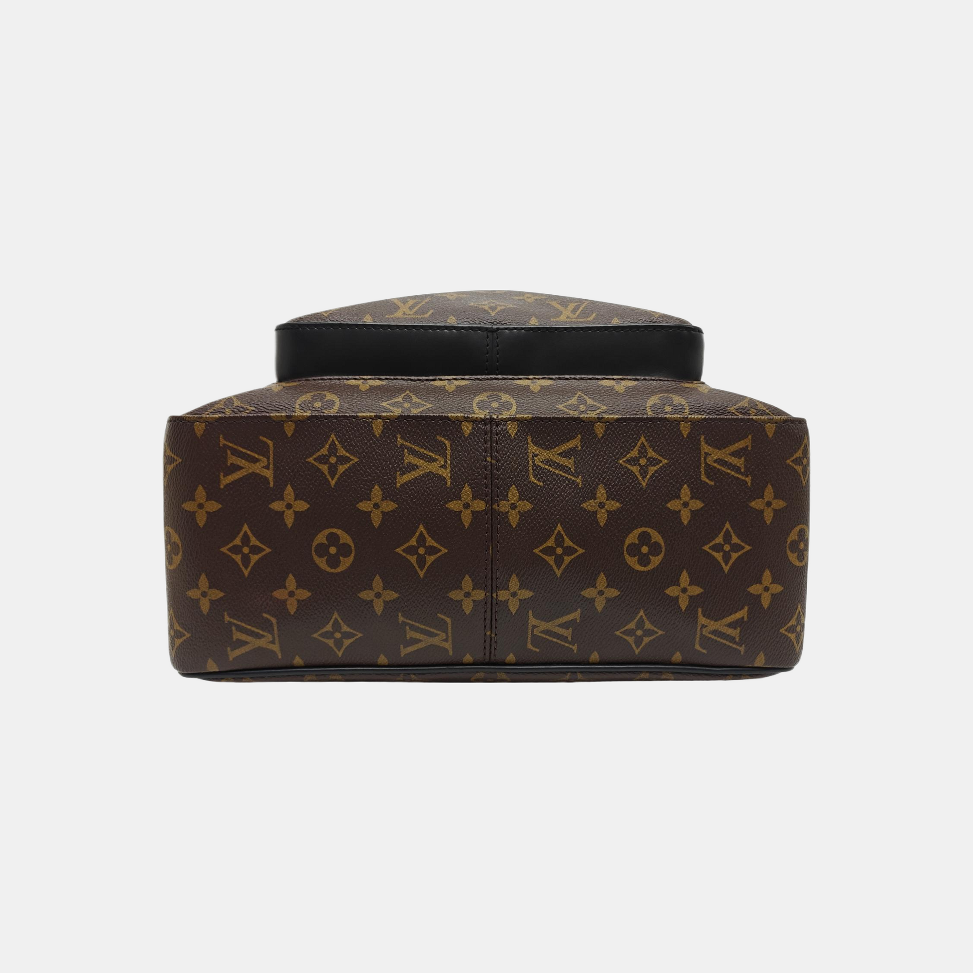 JOSH Monogram Coated Canvas Brown