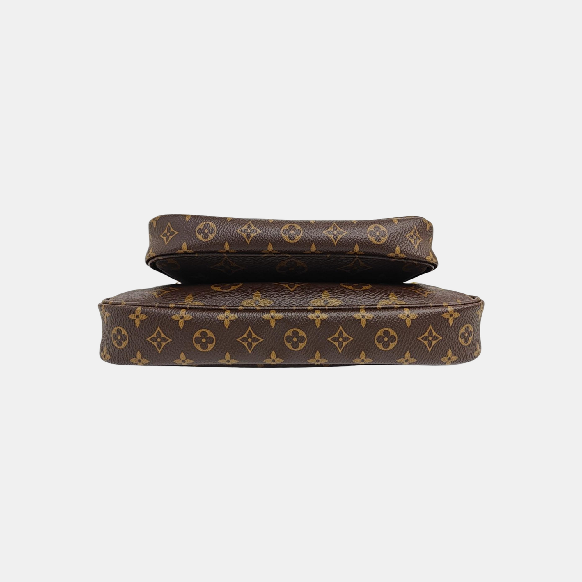 MULTI Monogram Coated Canvas Brown